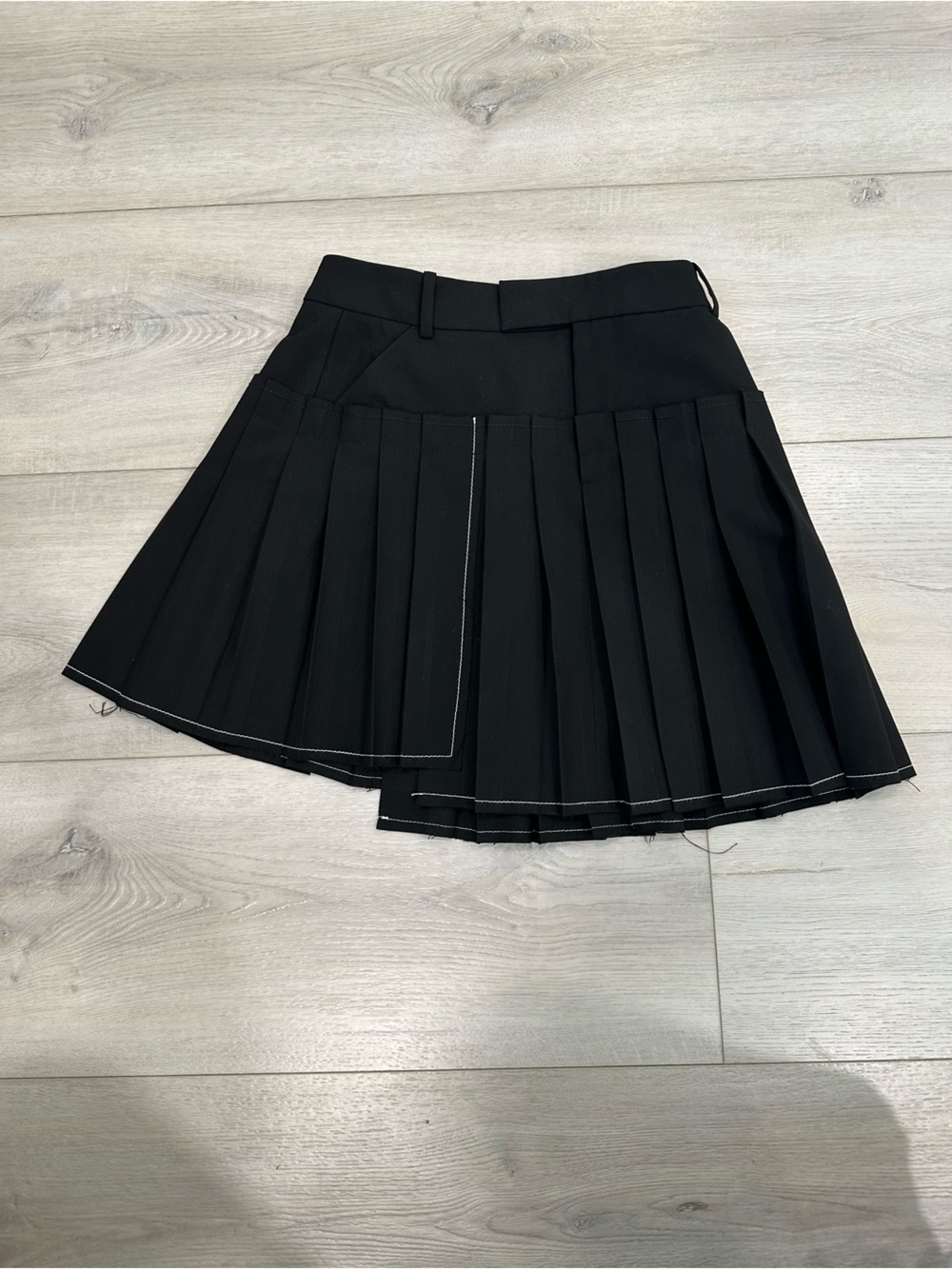 NBD Black Pleated Mini Skirt Size XS